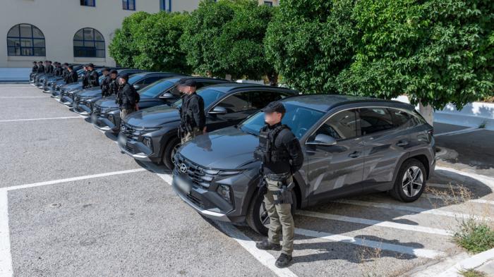 10 νέα Hyundai Tucson 150 ίππων στον στόλο της ΕΛ.ΑΣ.